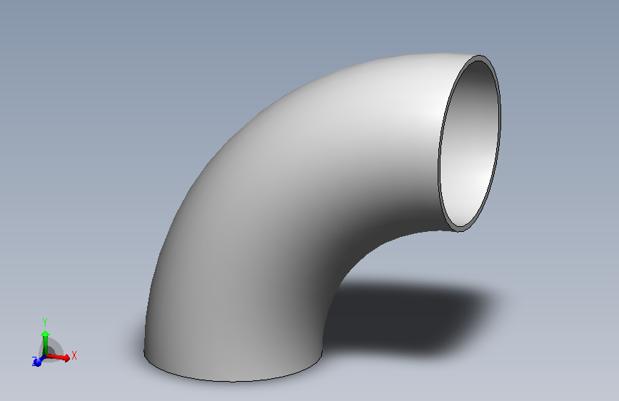 90°R=1.5DN150无缝弯头