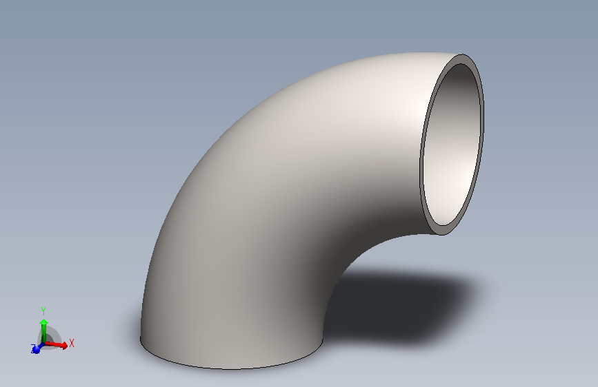 90°R=1.5DN65无缝弯头