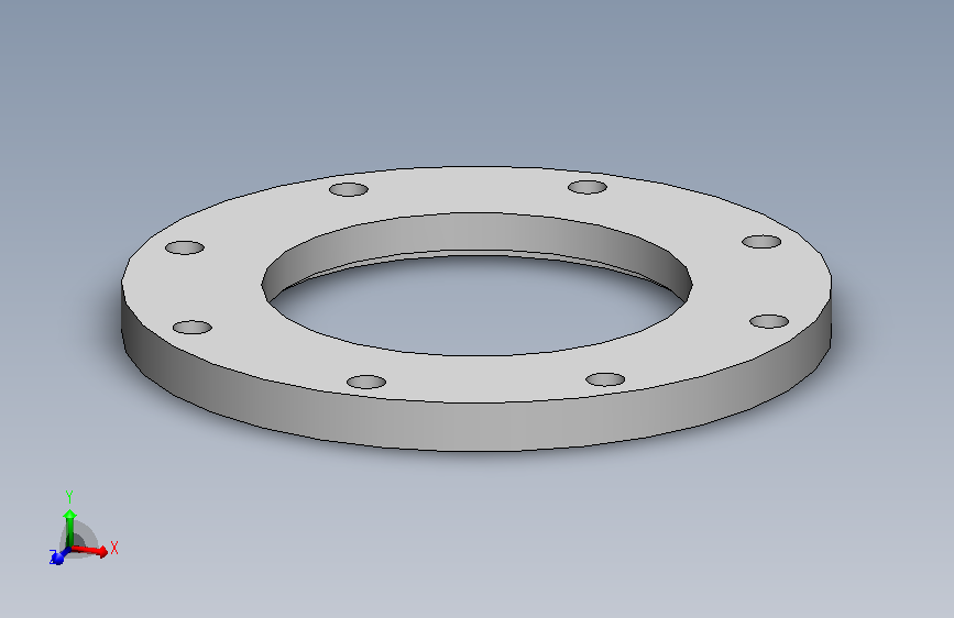 DN100真空法兰(无槽)