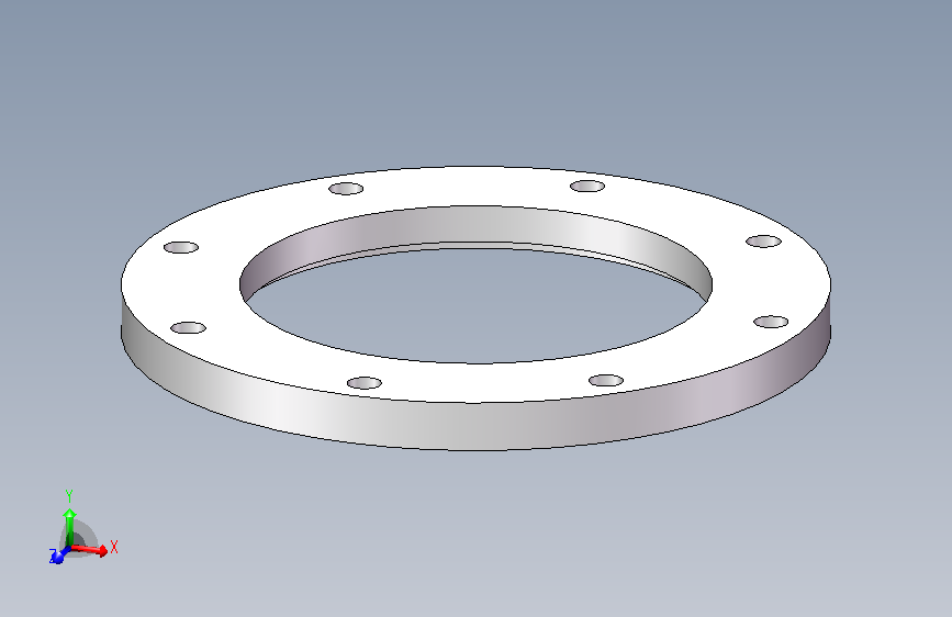 DN150真空法兰(无槽)