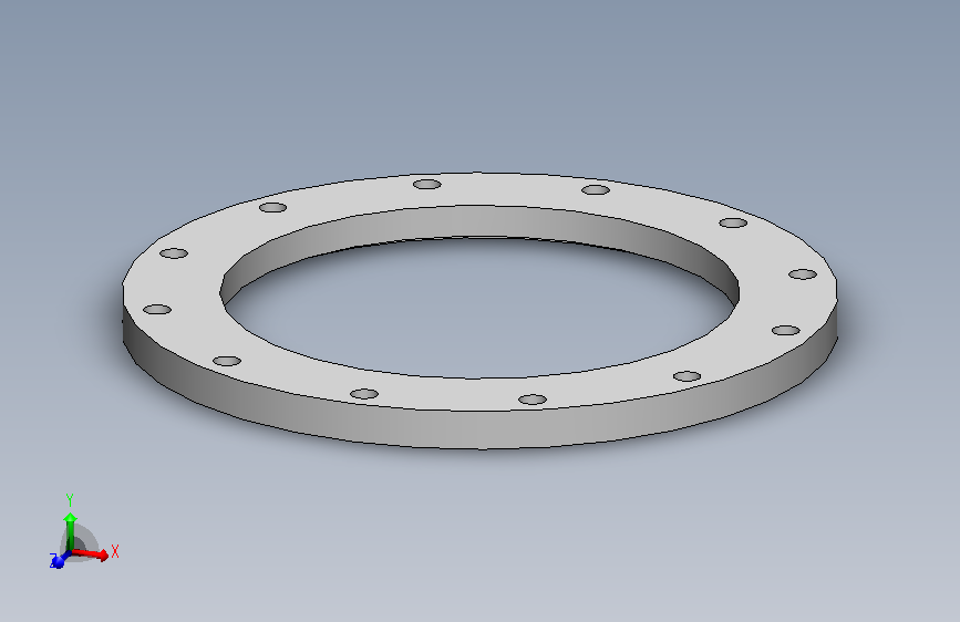 DN200真空法兰(无槽)