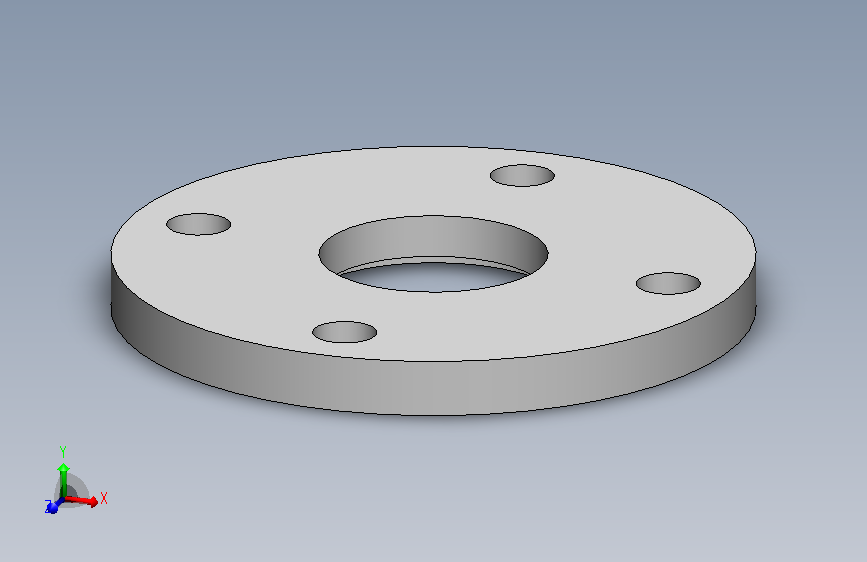 DN32真空法兰(无槽)