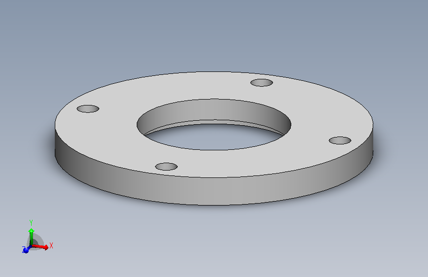 DN63真空法兰(无槽)