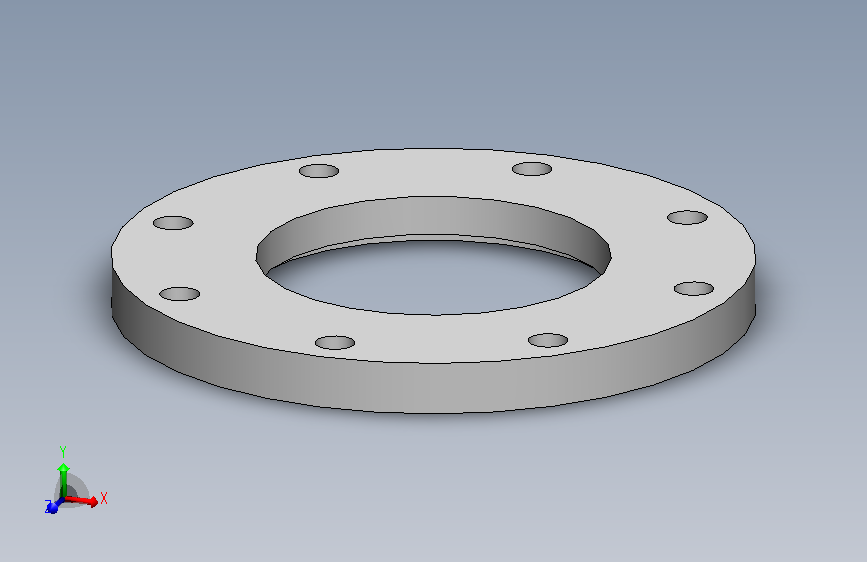 DN80真空法兰(无槽)