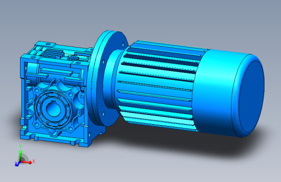 蜗轮蜗杆减速机Ro50-20-Y-0.25-B71-90°