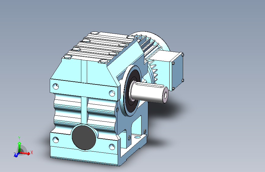 S系列减速机三维模型SAT格式