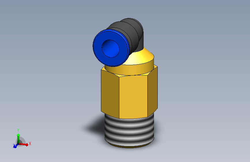 气动直角快速接头φ8～1-2