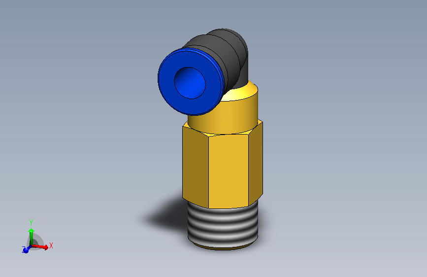 气动直角快速接头φ10～1-2