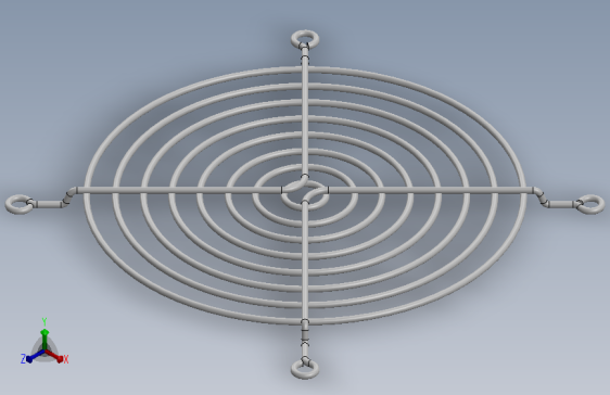 风扇罩User Library-FINGER GUARD FOR 120MM FAN