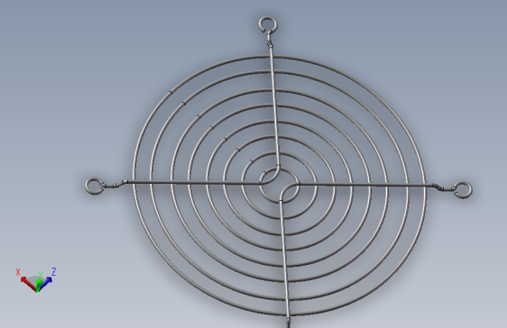 风扇罩User Library-grille ventilateur 120mm - 544-0548_