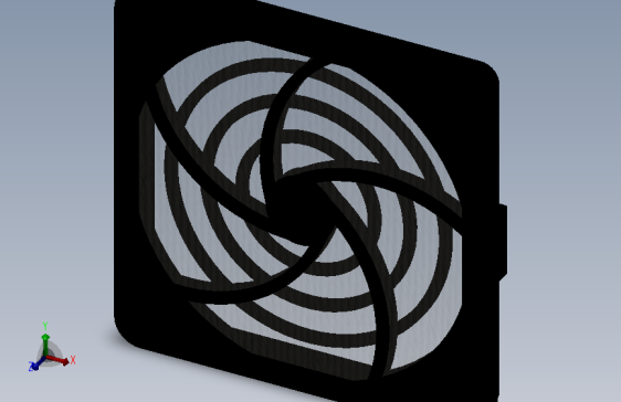 风扇罩User Library-FILTRE PAPST 80x80_