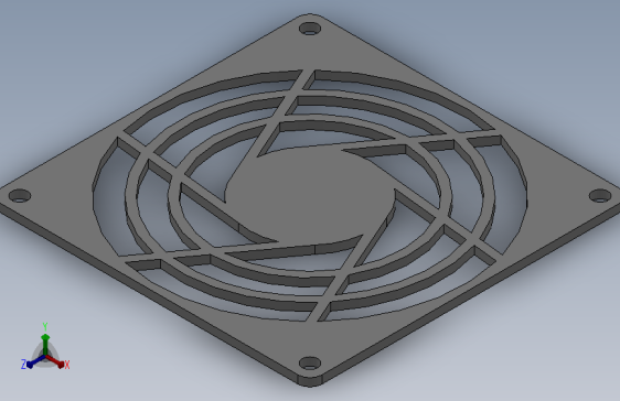 风扇罩User Library-FanGuard Qualtek 09080-G_