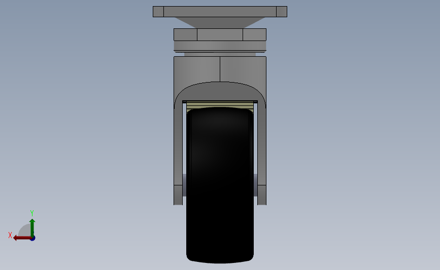 P04-01C-100-202G医疗轮[P04-01C-075-202G]脚轮_SOLIDWORKS 2018_模型图纸下载 – 懒石网