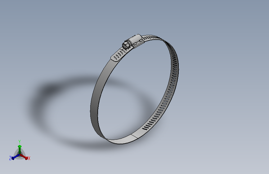 喉箍User Library-Hose Clamp, 1-2__ x 3_5-8__ - 6_1-2__