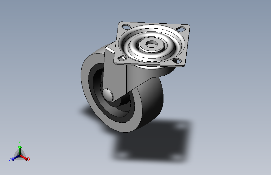 工业脚轮Wheel-4107650411GS-Swede-Wheel