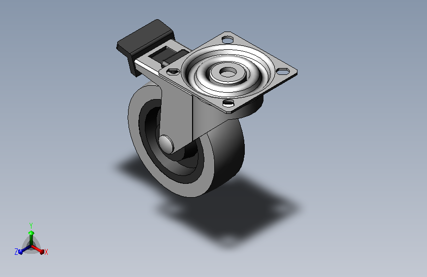 工业脚轮Wheel-4107655411GS-Swede-Wheel