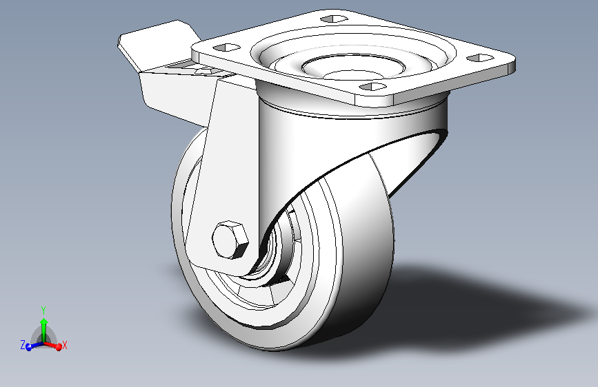 脚轮TENTE4687iep125p63