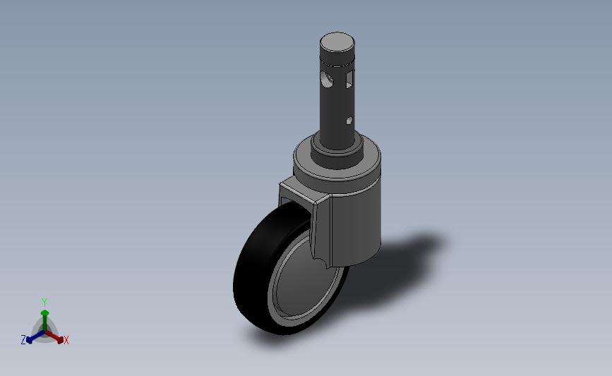 P04-04E-125-232G医疗轮[P04-04E-125-232G]脚轮_SOLIDWORKS 2018_模型图纸下载 – 懒石网