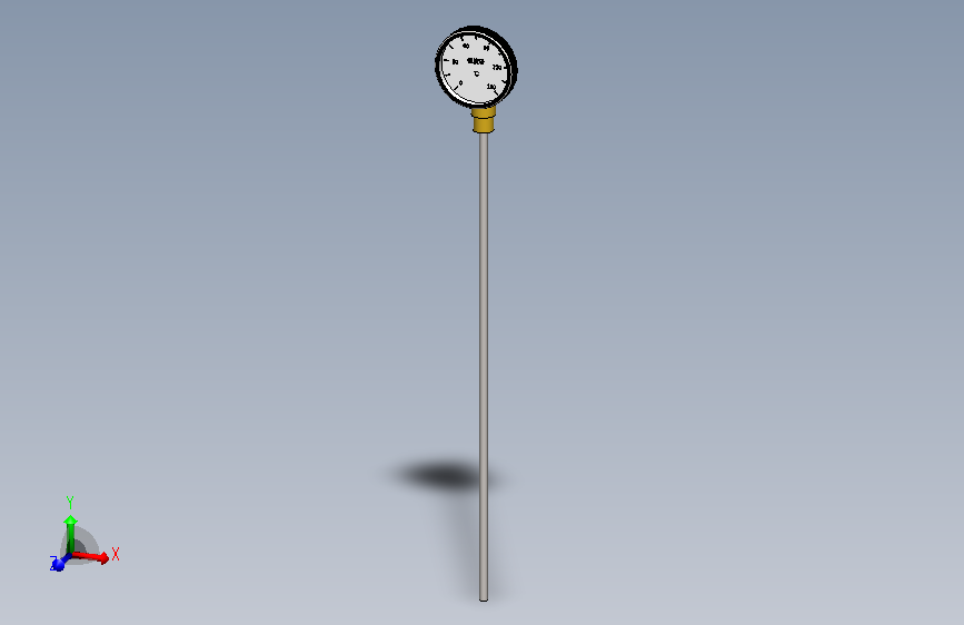 WSS-411双金属温度计L=600