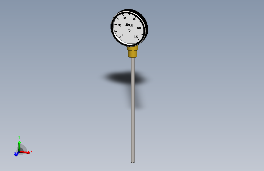 WSS-411双金属温度计L=300