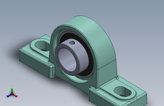 轴承座User Library-UCP205 PILLOW BLOCK -1