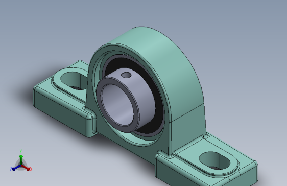 轴承座User Library-UCP205 PILLOW BLOCK