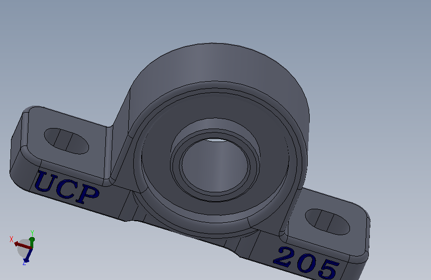 轴承座User Library-UCP205_