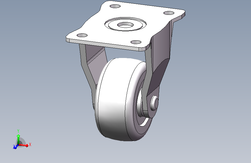 平底固定脚轮φ65mm(3303350)