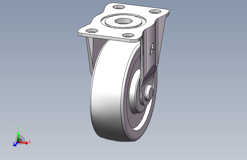 直向脚轮PARTserver50500790