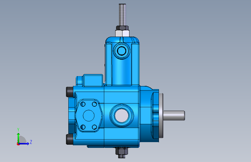 液压元件Continental Hydraulics-PVR15-DEFAULT 左侧视图