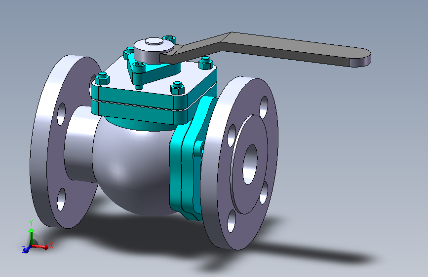 法兰连接球阀[32]