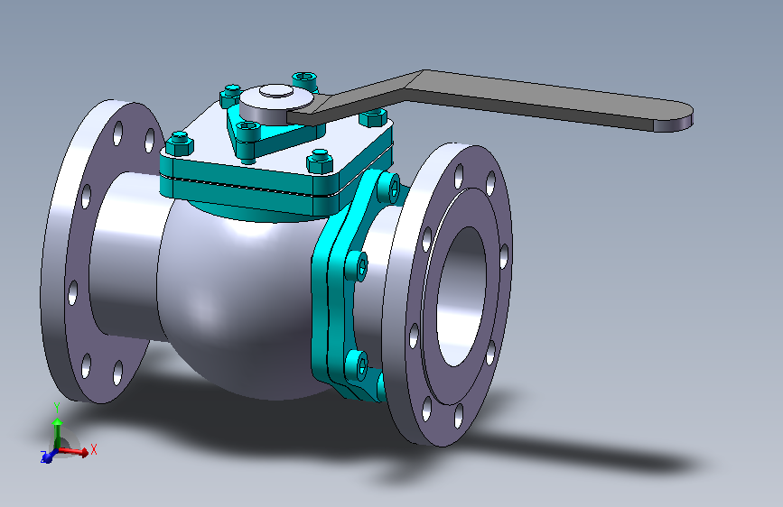 法兰连接球阀[100]