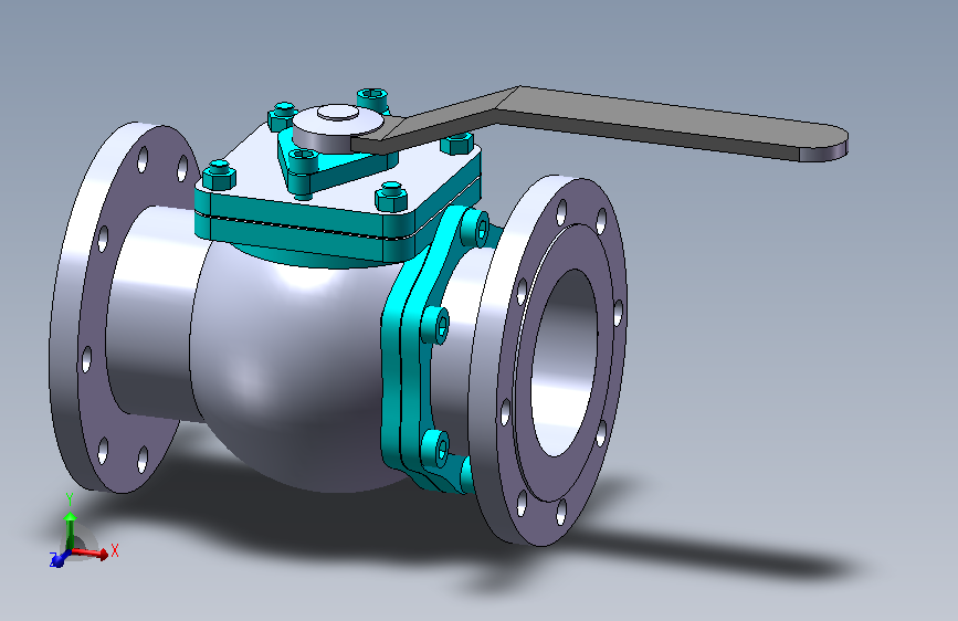 法兰连接球阀[125]