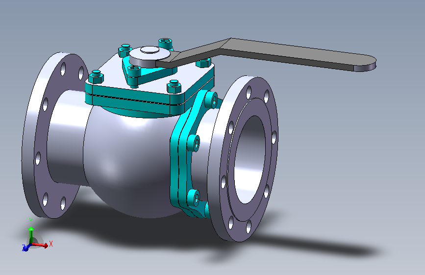 法兰连接球阀[150]
