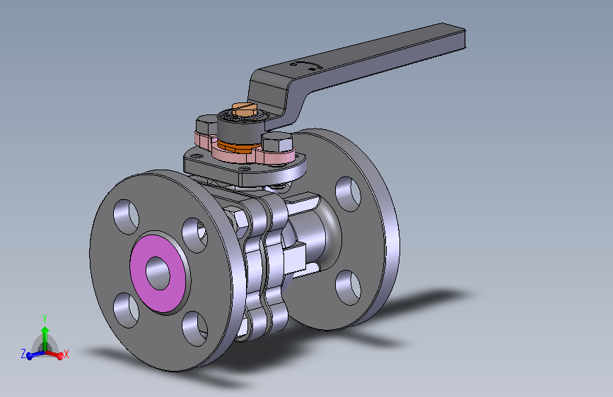 法兰连接球阀User Library-MD52C150DN15-2