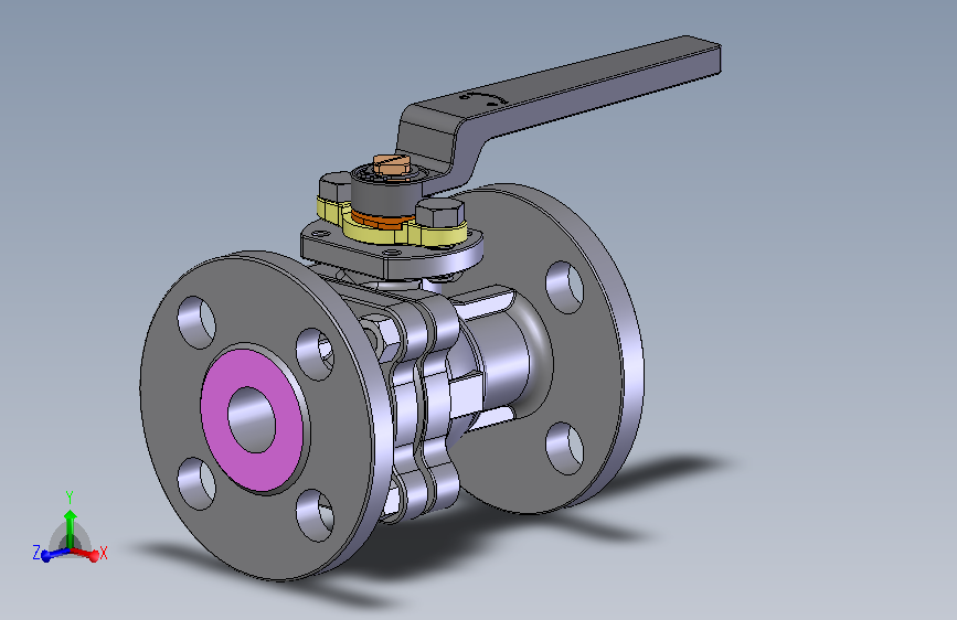 法兰连接球阀User Library-MD52C150DN20-2