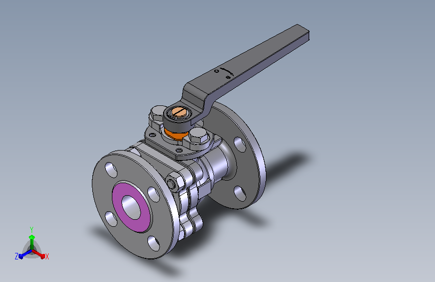 法兰连接球阀User Library-md52c150dn25-1