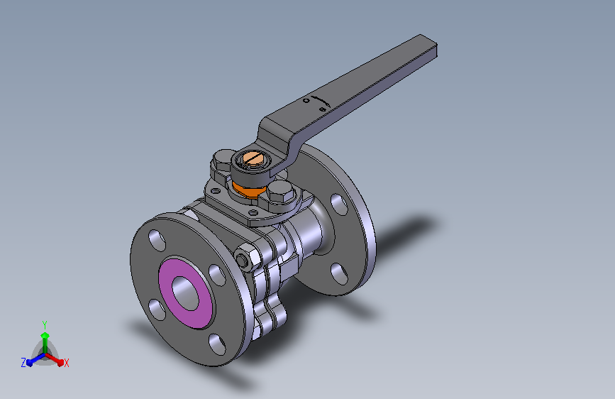 法兰连接球阀User Library-MD52C150DN25-2