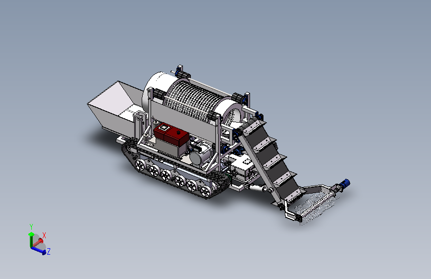沙漠、沙滩垃圾捡拾回收机械=1852017=1100