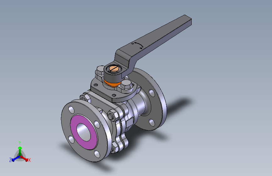 法兰连接球阀User Library-md52c150dn40