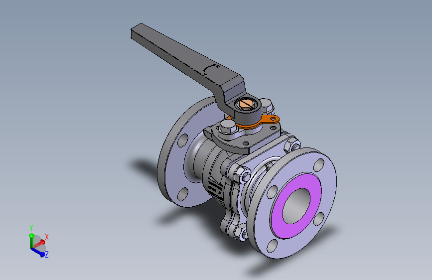 法兰连接球阀User Library-md52c150dn50-1