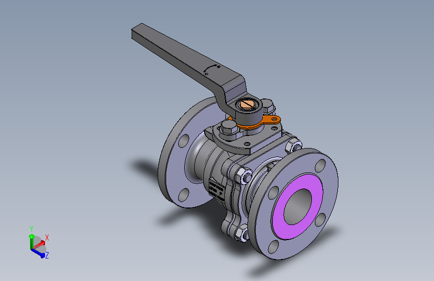 法兰连接球阀User Library-MD52C150DN50-2