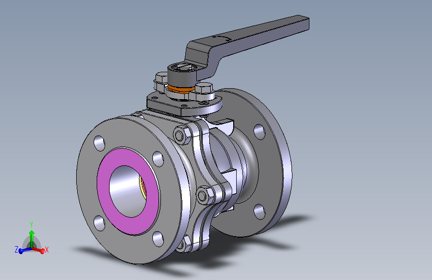 法兰连接球阀User Library-md52c150dn65