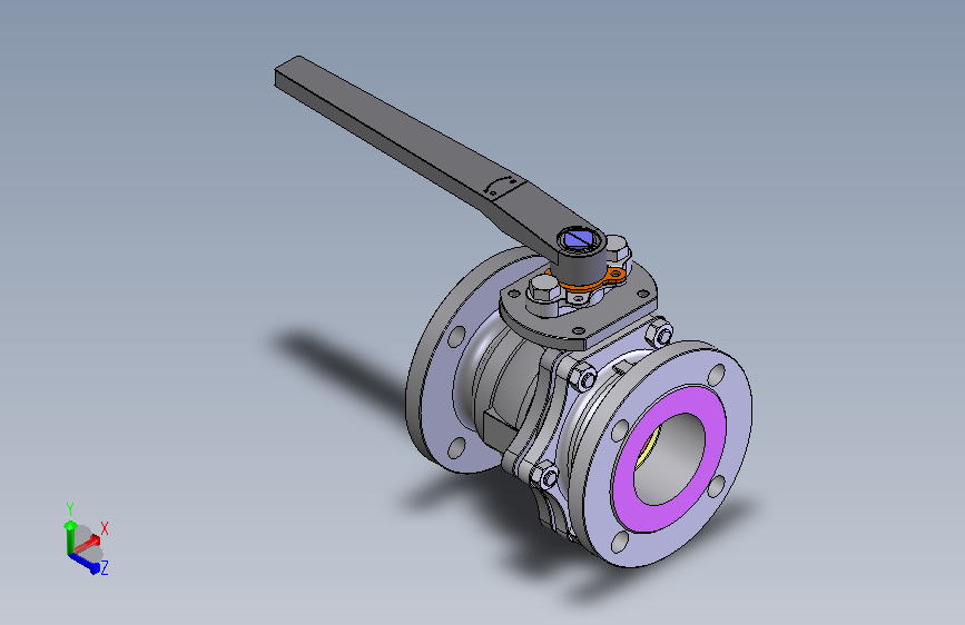 法兰连接球阀User Library-md52c150dn80-1