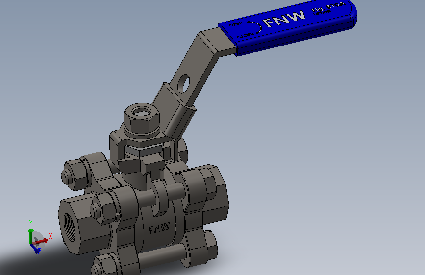 三片式内螺纹球阀FNW-FNW310AB