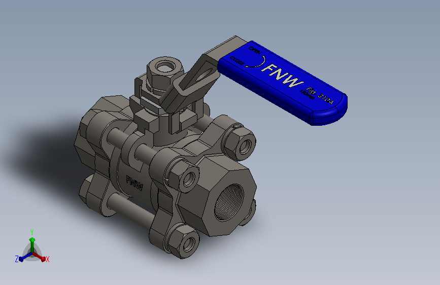 三片式内螺纹球阀FNW-FNW310AD
