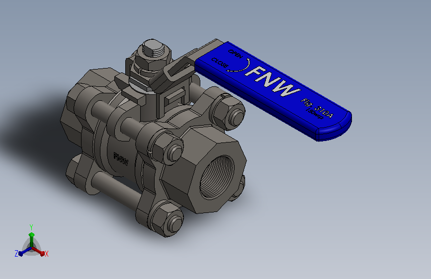 三片式内螺纹球阀FNW-FNW310AF