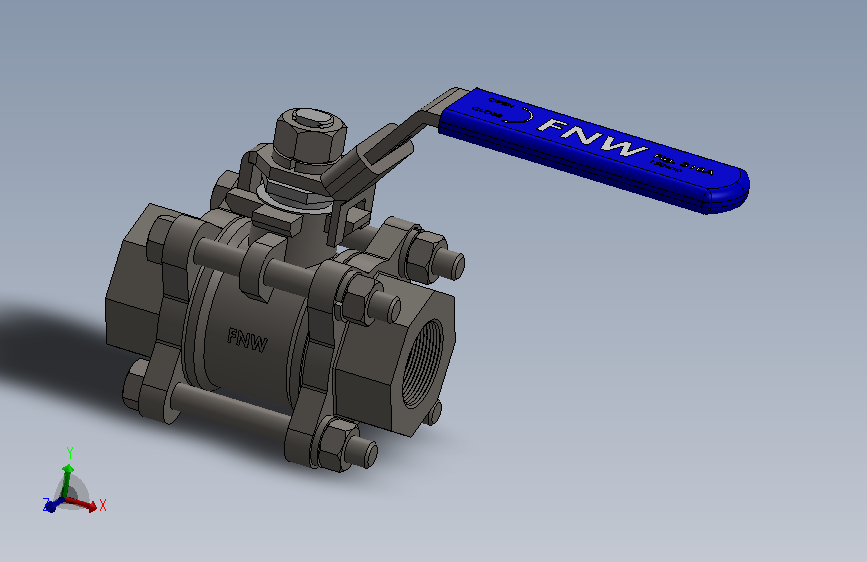三片式内螺纹球阀FNW-FNW310AG