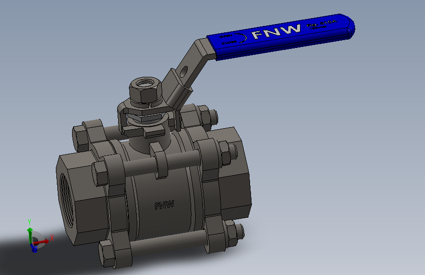 三片式内螺纹球阀FNW-FNW310AH