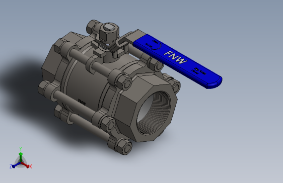 三片式内螺纹球阀FNW-FNW310AM